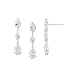 עגיל תלוי מוט פרפר