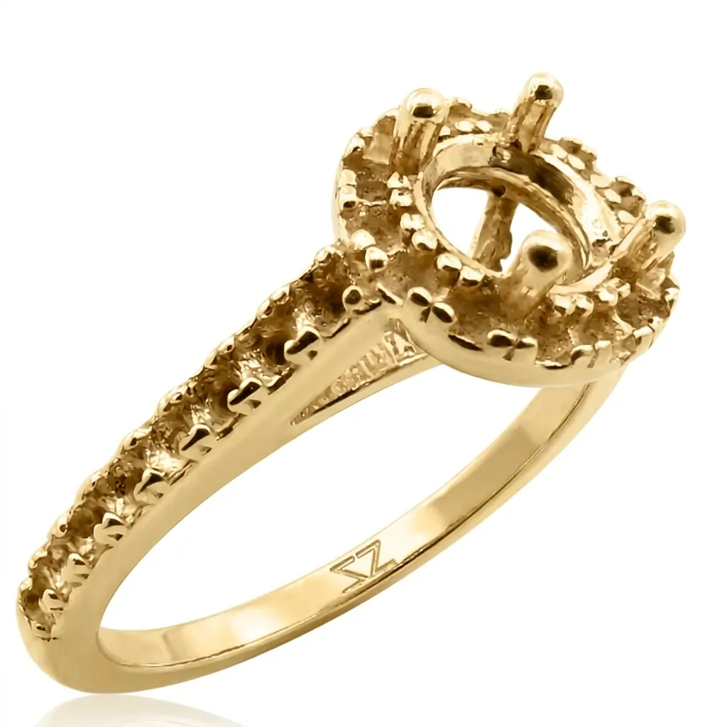 Y טבעת היילו לשיבוץ