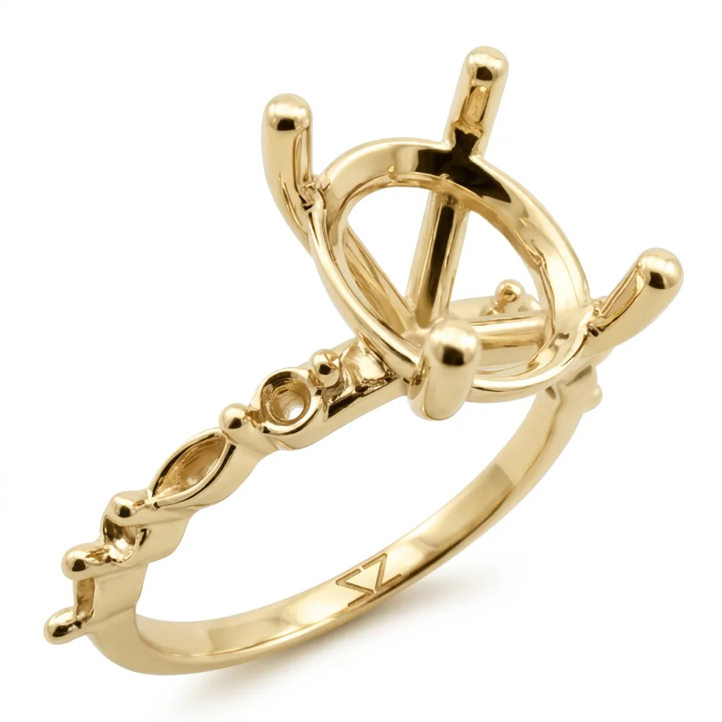 Y טבעת סוליטר לשיבוץ