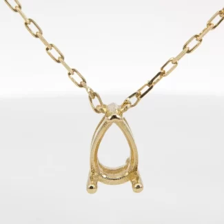 שרשרת תליון טיפה לשיבוץ